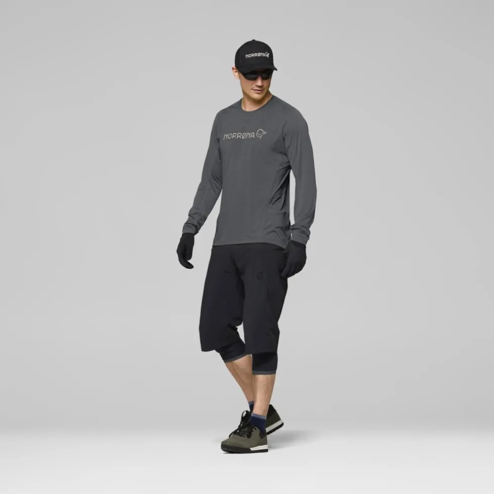 Norrona fjørå equaliser lightweight Shirt met Lange Mouwen Heren - Beluga