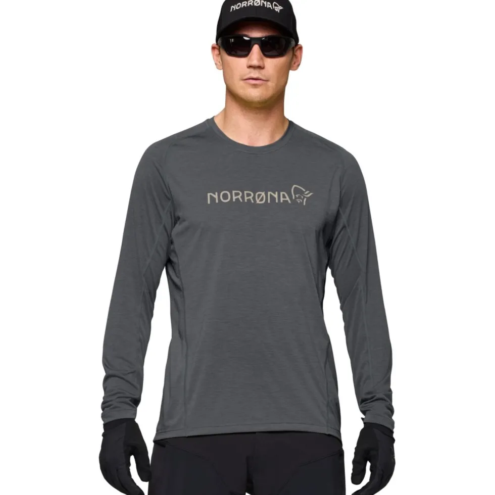 Norrona fjørå equaliser lightweight Shirt met Lange Mouwen Heren - Beluga