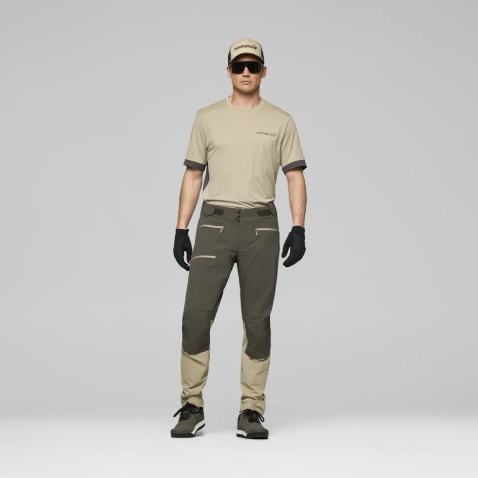 Norrona fjørå flex1 Broek Heren - Beluga/Winter Twig