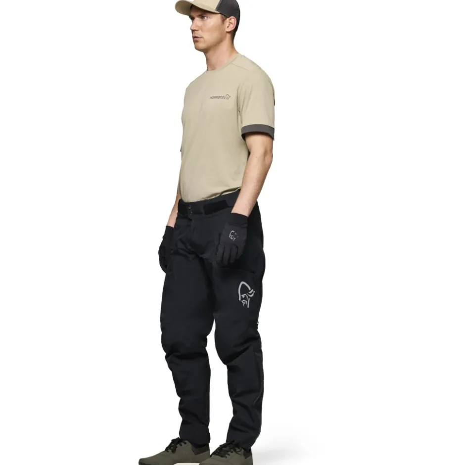 Regenbroeken < Norrona fjørå Gore-Tex Pro Broek Heren - Caviar Back