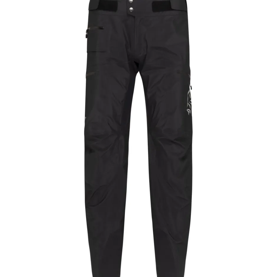 Regenbroeken < Norrona fjørå Gore-Tex Pro Broek Heren - Caviar Back