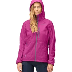Norrona lyngen Alpha100 Zip Hood Jas Dames - Festival Fuchsia