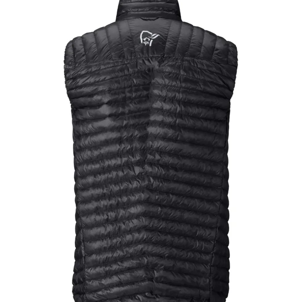Norrona trollveggen down800 Super Light Donzen Bodywarmer Heren - Caviar Black