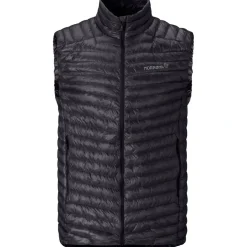Norrona trollveggen down800 Super Light Donzen Bodywarmer Heren - Caviar Black
