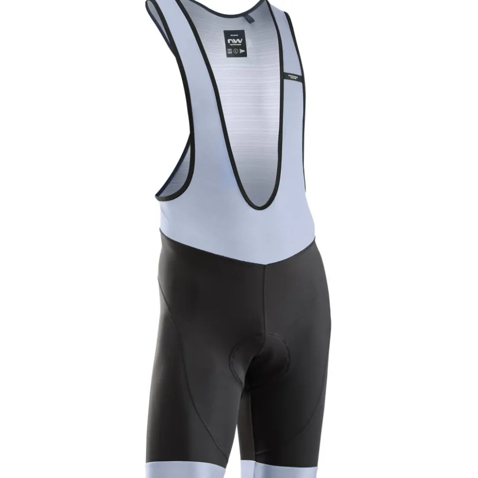 Bib Shorts|Wielrenbroeken < Northwave Active Evo hort et Brete Heren - back/ice grey 154