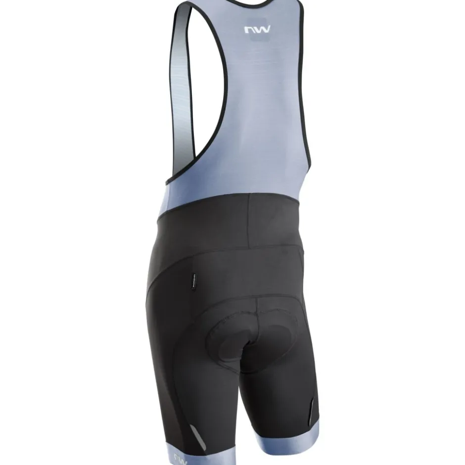 Bib Shorts|Wielrenbroeken < Northwave Active Evo hort et Brete Heren - back/ice grey 154