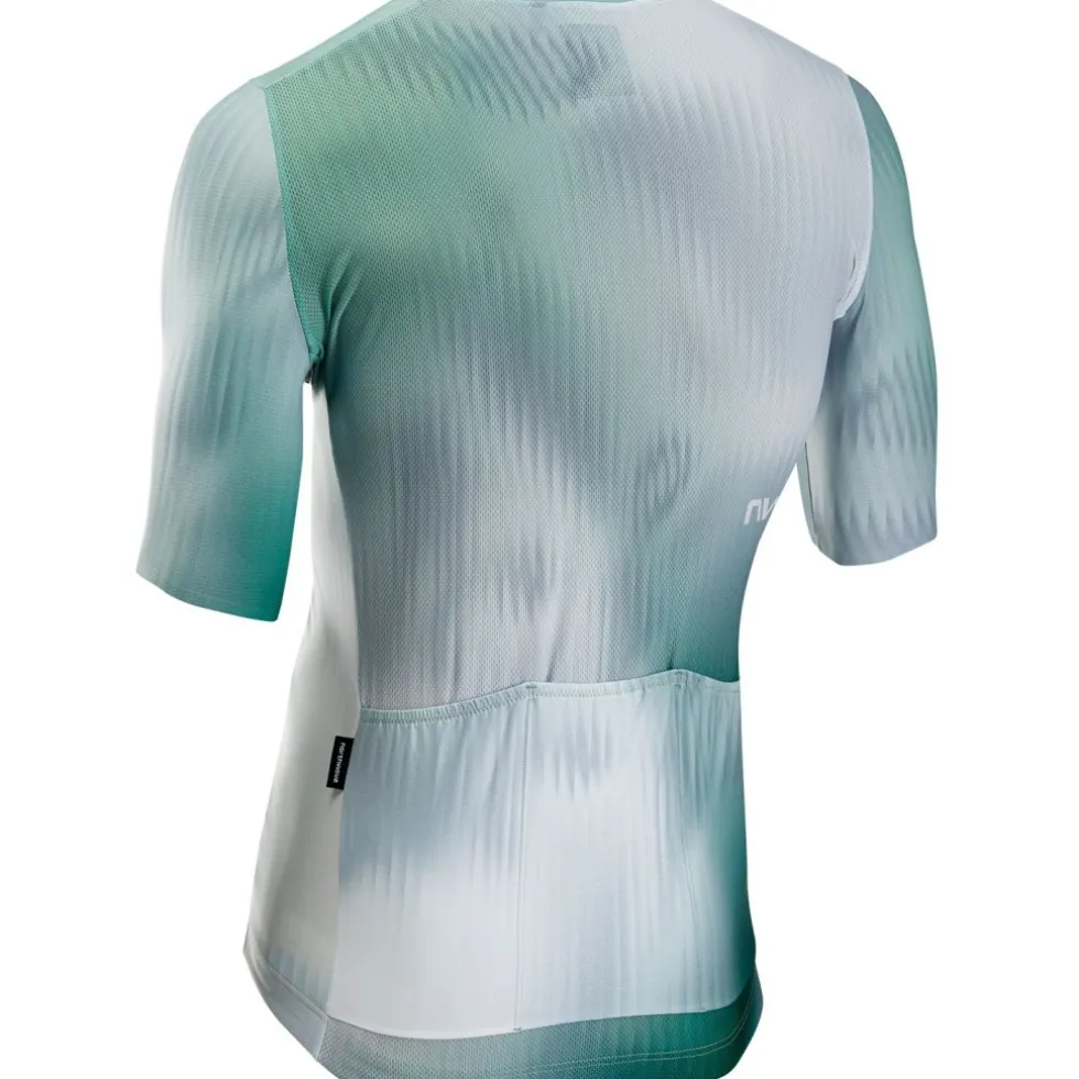 Northwave Blade Shirt met Korte Mouwen Heren - white/sage green 156
