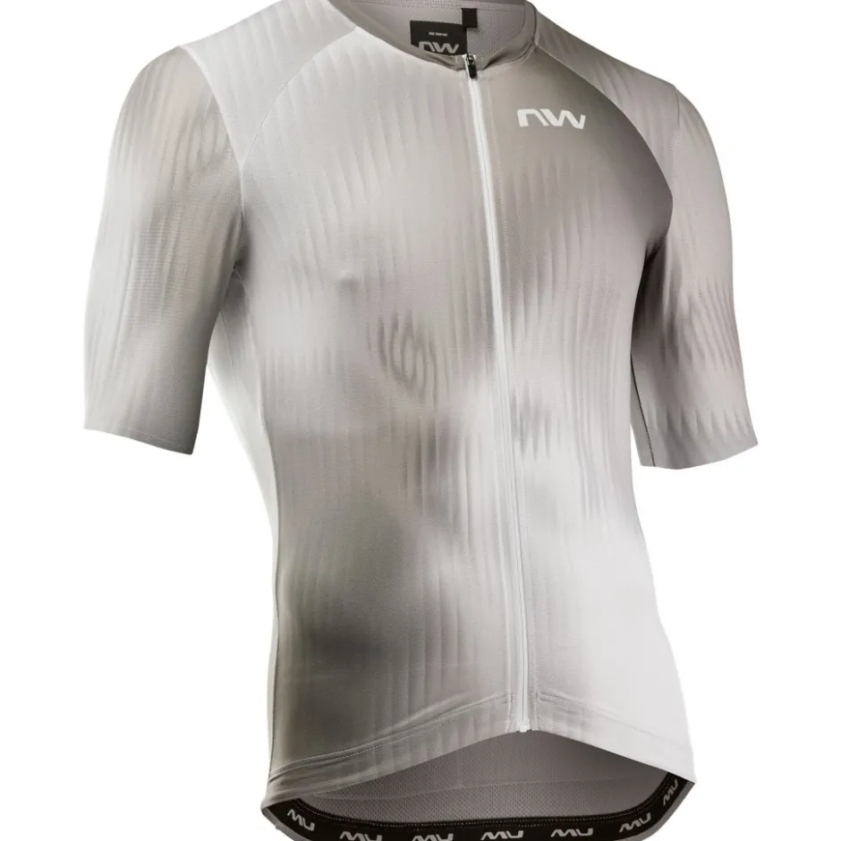 Wielershirts|Mtb-Shirts < Northwave Bade hirt et Korte ouwen Heren - white/and 151