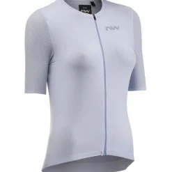 Northwave Extreme Shirt met Korte Mouwen Dames - ice grey 140