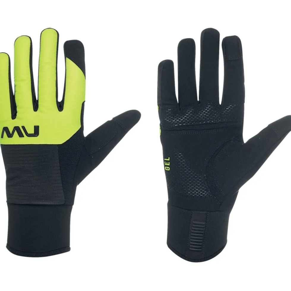 Northwave Fast Gel Handschoenen Heren - zwart/neon geel 04