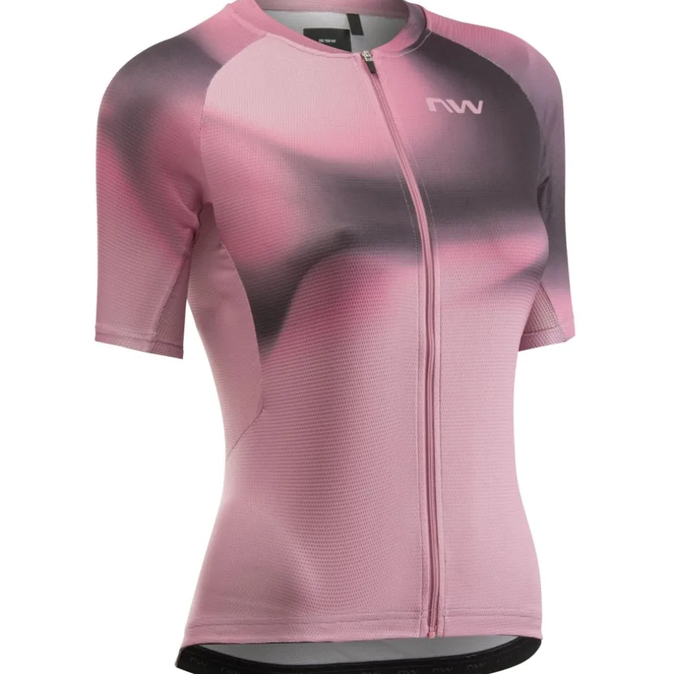 Northwave Force Evo Shirt met Korte Mouwen Dames - dusty malva 142