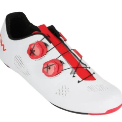 Wielrenschoenen|Wielrenschoenen < Northwave Revolution Racefietsschoenen - wit/red fluo 54