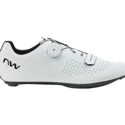 Wielrenschoenen|Wielrenschoenen < Northwave Typhoon Racefietsschoenen - wit 50