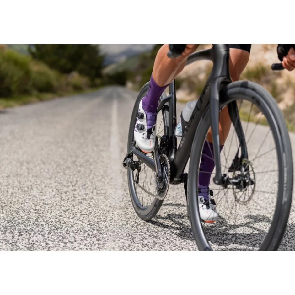 Wielrenschoenen|Wielrenschoenen < Northwave Veloce Extreme Racefietsschoenen - light grey/dark purple 93