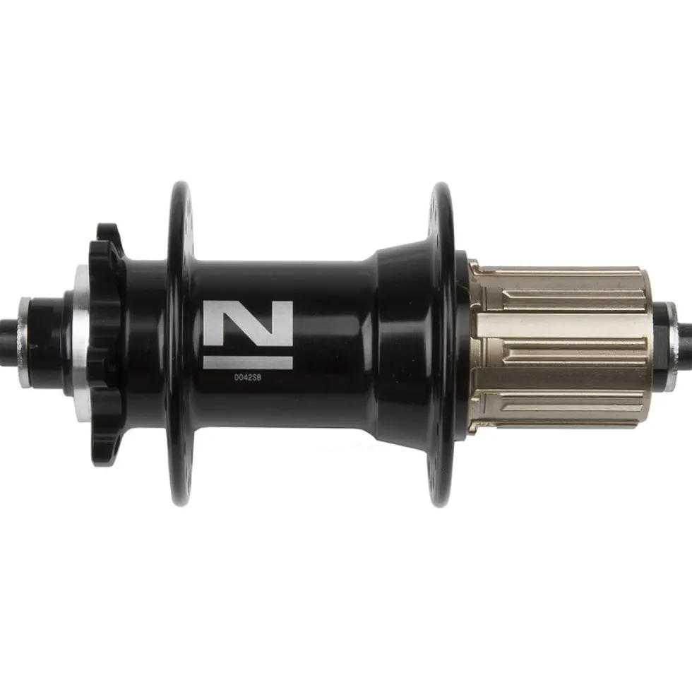 Novatec D042SB Achterwielnaaf - J-Bend | 6-Gaats | QR 135 - HG | 32 Gaten