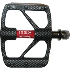 Platformpedalen < NOW8 M36 Flat Pedal Aluminium - black
