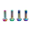 OAK Components M3x9 titanium schroevenset voor remhendels en verende voorvorken | 4 stuk - oilslick