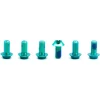 OAK Components Remschijf schroevenset - Titanium | M5x10 | 6 stuks - groen