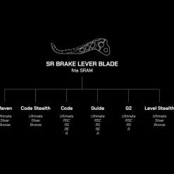 Remmen Reserveonderdelen < Oak Components SR Remhendel Set - SRAM - goud