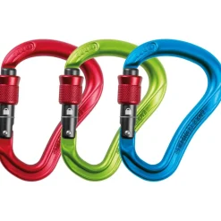 Ocún Eagle HMS Screw - Carabiner - 3-Pack - red, blue, green