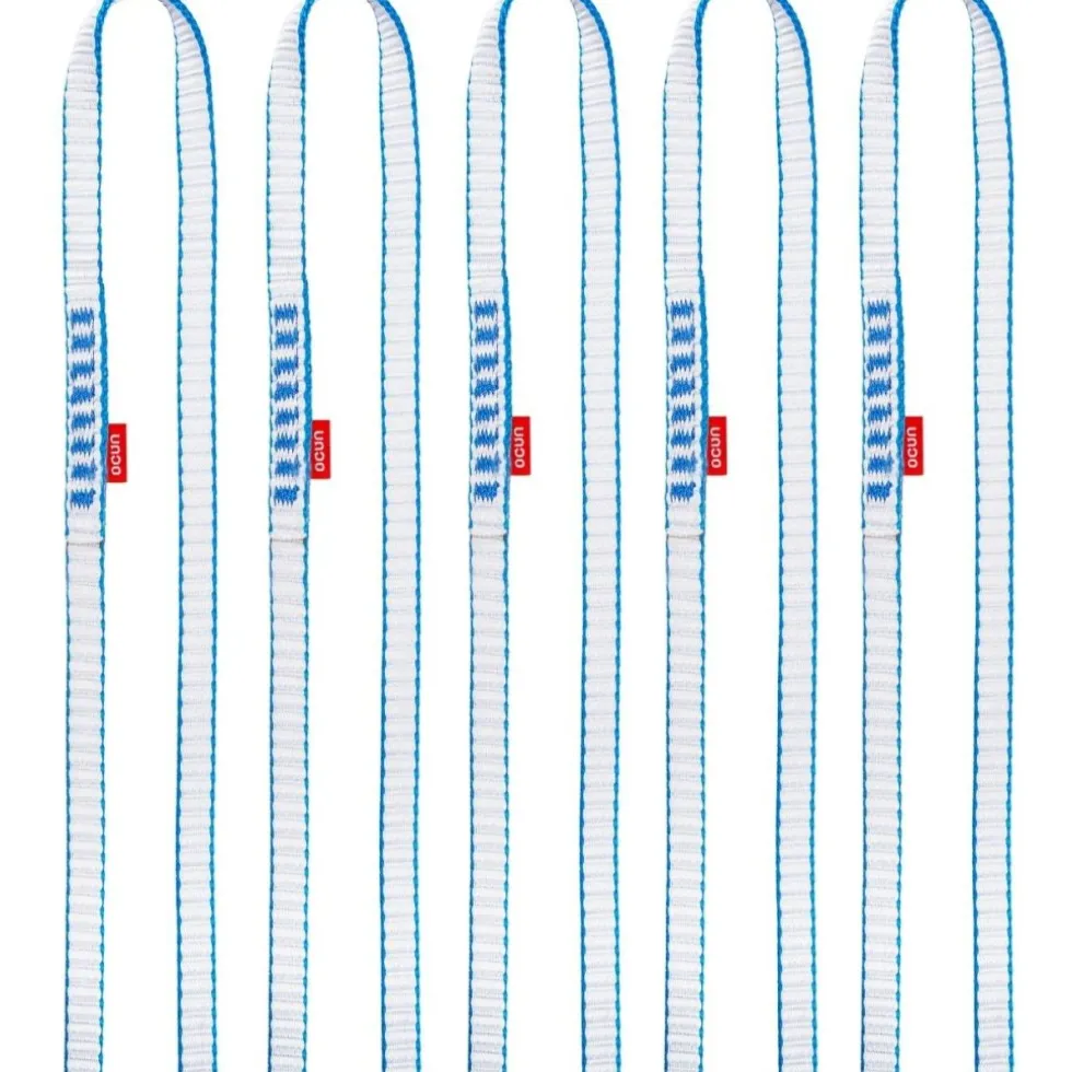 Ocún O-Sling Bio-Dyn 11 mm Lus - Set van 5 - 120 cm blue