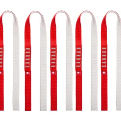 Ocún O-Sling Eco-PES 16 mm Lus - Set van 5 - 100 cm red