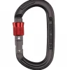 Ocún Osprey Screw Carabiner - anthacite/red
