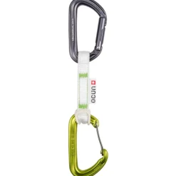 Ocún Hawk QD Combi Bio-Dyn-Ring 15 mm Quickdraw Set 6-pack - 10 cm groen