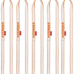 Ocún O-Sling Bio-Dyn 11 mm Lus - Set van 5 - 60 cm orange