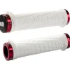 Handvatten < ODI Troy Lee Designs Lock-On MTB Grips - white/red