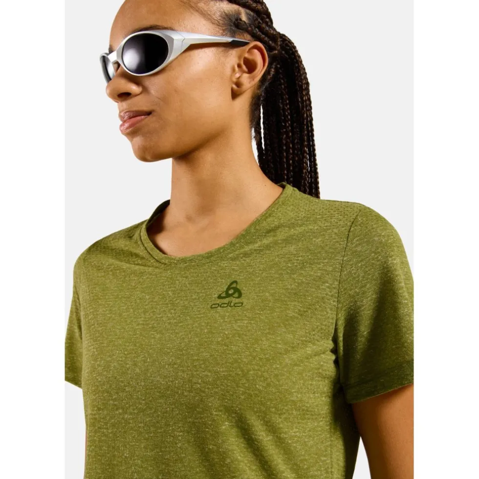 Odlo Active 365 Linencool T-Shirt Dames - guacamole melange