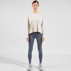 Odlo Active 365 Natural Blend Shirt met Lange Mouwen Dames - silver cloud melange