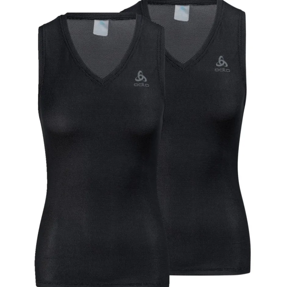 Baselayers < Odlo Active Everyday V-Neck Hed zonder ouwen Dae - et van 2 - zwart