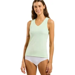 Odlo Active F-Dry Light V-Neck Hemd zonder Mouwen Dames - ambrosia