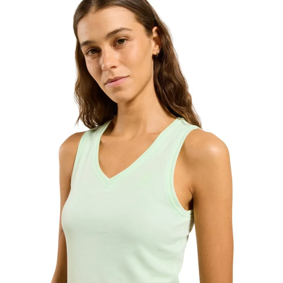 Odlo Active F-Dry Light V-Neck Hemd zonder Mouwen Dames - ambrosia