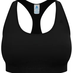 Odlo Ascent Performance Wool Medium Sport-BH Dames - zwart