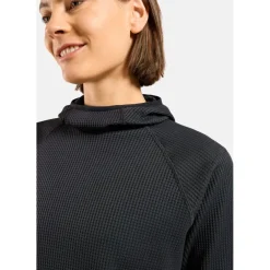 Odlo Cubic Multisport Mid Layer Hoodies voor dames - black