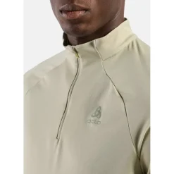 Odlo Essentials Half Zip Hardloop-Midlayer Heren - agate gray
