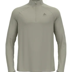 Odlo Essentials Half Zip Hardloop-Midlayer Heren - agate gray