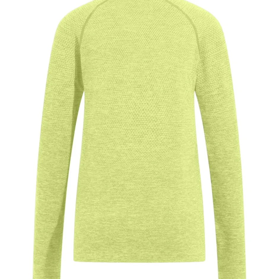 T-Shirts En Tops < Odlo Essentias Seamess Hardoopshirt met ange Mouwen Dames - shadow ime meange