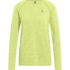 T-Shirts En Tops < Odlo Essentias Seamess Hardoopshirt met ange Mouwen Dames - shadow ime meange