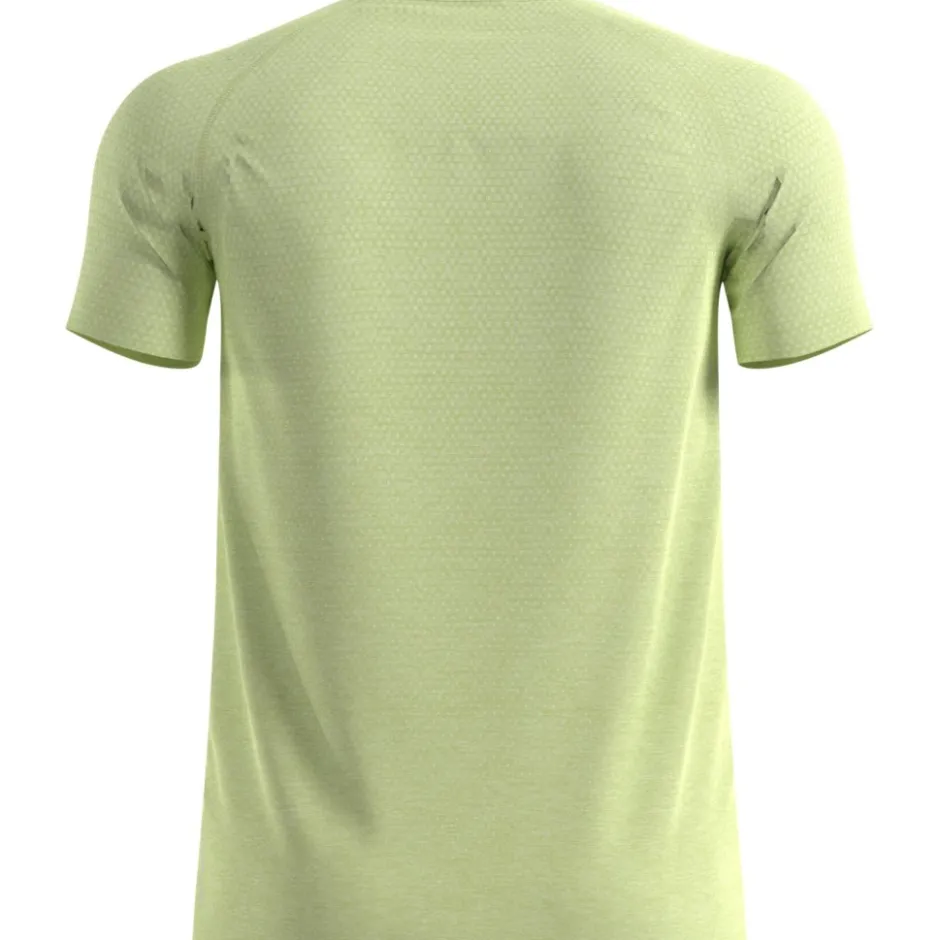T-Shirts En Tops < Odlo Essentias Seamess Hardoopshirt Heren - shadow ime meange