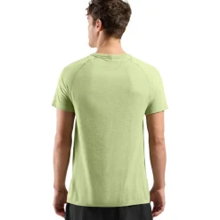 T-Shirts En Tops < Odlo Essentias Seamess Hardoopshirt Heren - shadow ime meange
