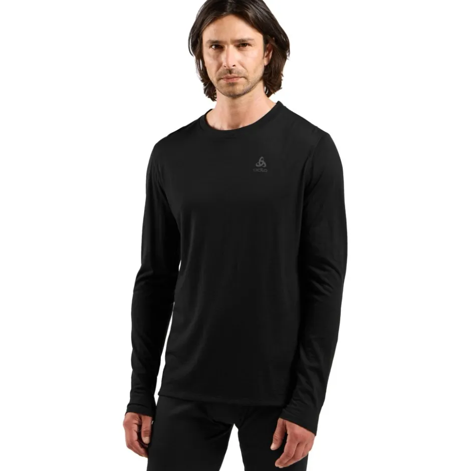 Baselayers < Odlo erino ight Hed et ange ouwen Heren - zwart