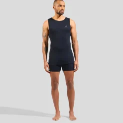 Baselayers < Odlo Natura erino 160 Boxerhort Heren - zwart