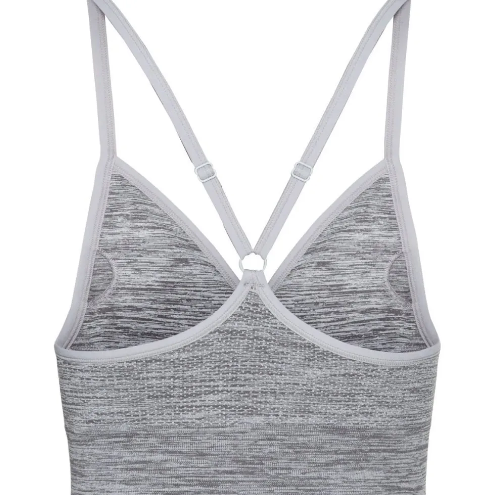 Odlo Padded Seamless Soft 2.0 Sport-BH Dames - light grey melange