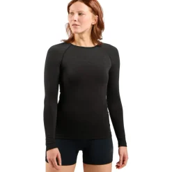 Odlo Performance Light Hemd met Lange Mouwen Dames - zwart