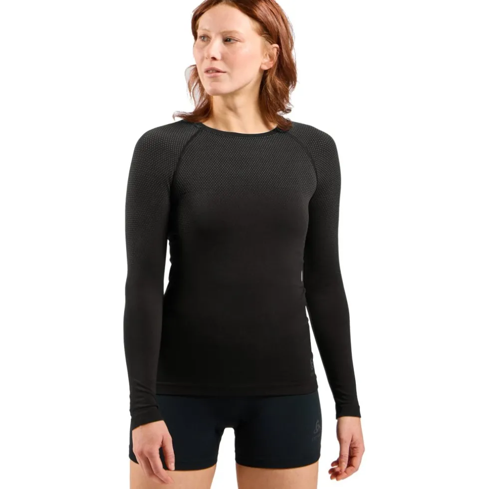 Odlo Performance Light Hemd met Lange Mouwen Dames - zwart