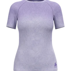 Baselayers < Odlo Performance ight Rain-Dye Bae ayer met Korte Mouwen Dame - afterparty