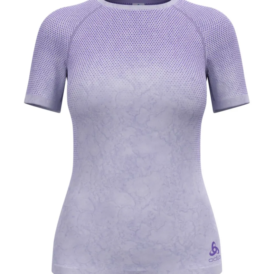 Baselayers < Odlo Performance ight Rain-Dye Bae ayer met Korte Mouwen Dame - afterparty
